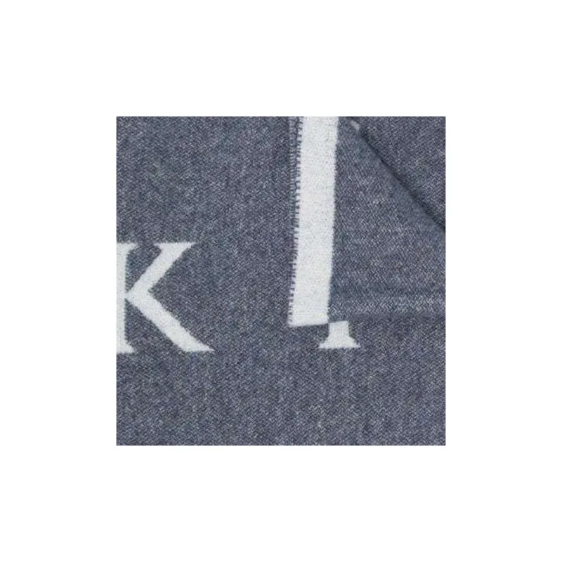 Mackintosh Edinburgh Wool Logo Scarf-1