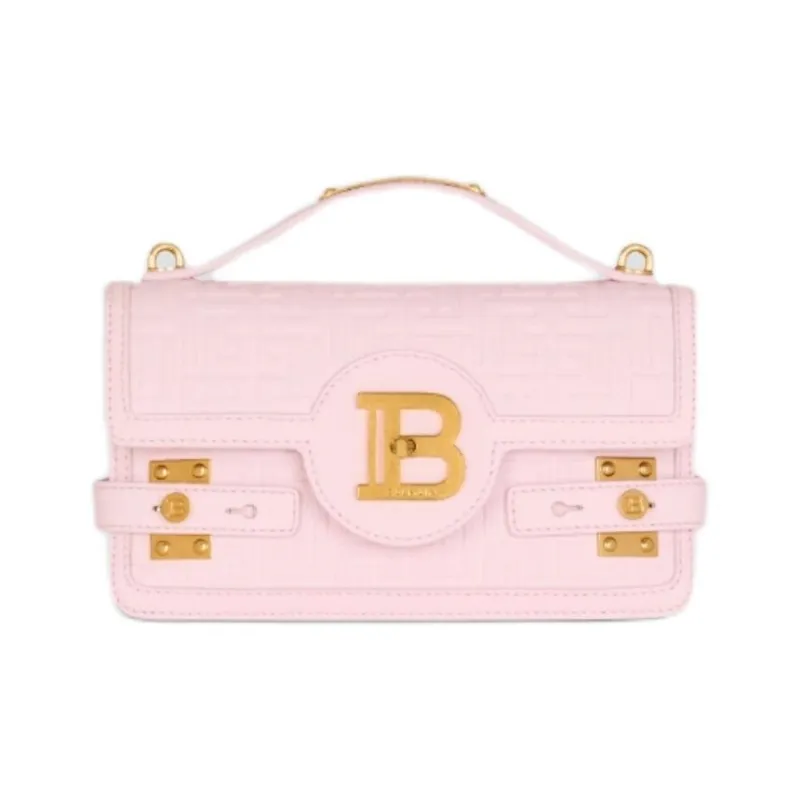 BALMAIN B-Buzz 24 Monogram Shoulder Bag-0
