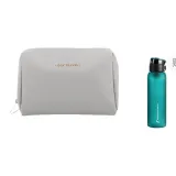 Tubas Cloud Gray+Fashion Sports Water Bottle Blue