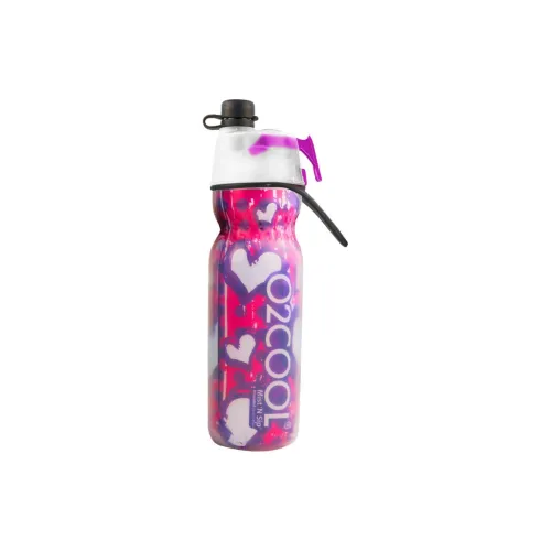 O2COOL Outdoor Water Equipment Water Cup Plastic 590ml Heart