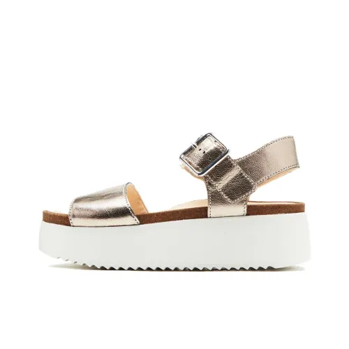 Clarks One Strap Sandals 6cm Women's Silver