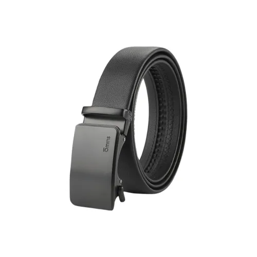 15 MINS Top Grain Cow Leather Leather Belts Men's Width  3.5cm
