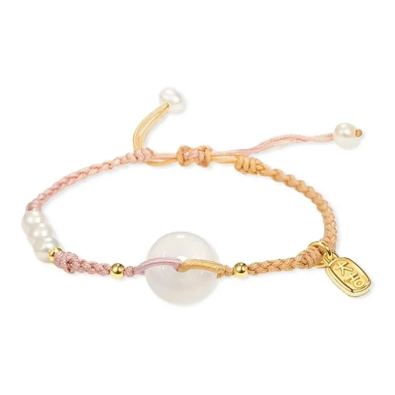 Zhongzhao Jewelry Colored Glaze Jade Bracelets Unisex-0