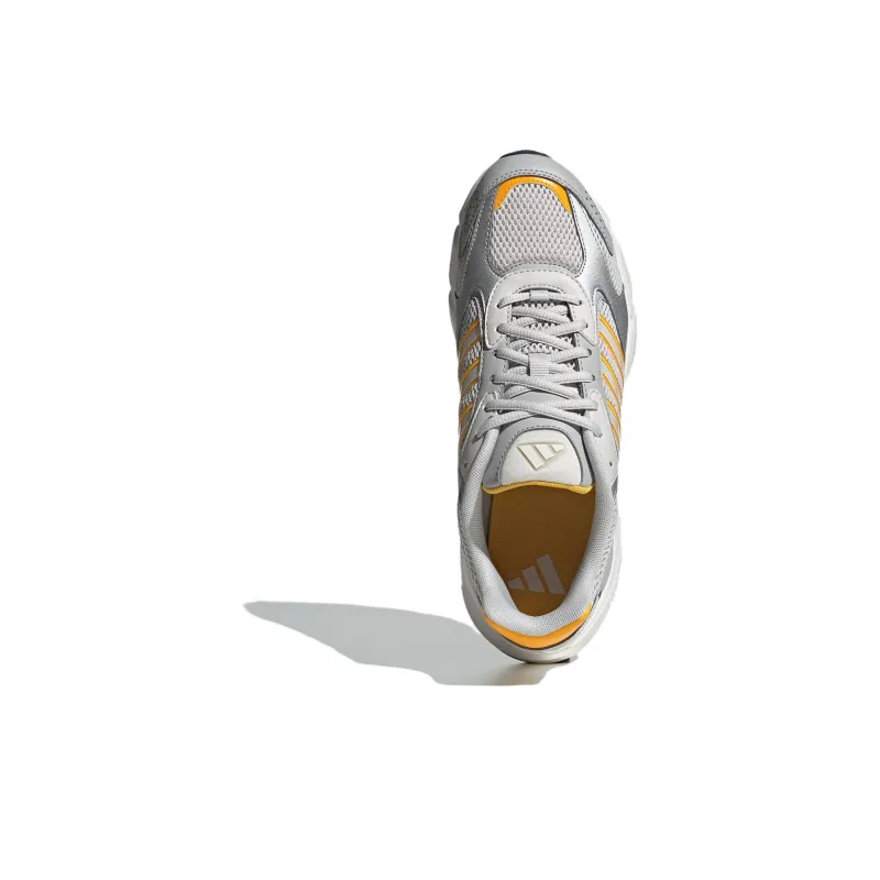 Adidas CRAZYCHAOS 2000 Anti Slip Wear Resistant Low Top Casual Running Shoes Unisex Silver Yellow-4