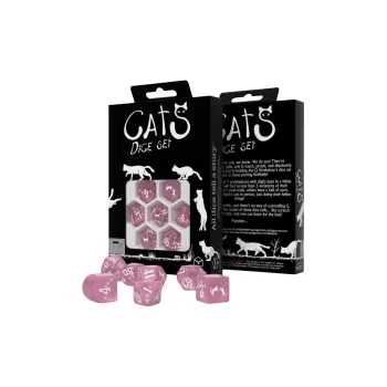 Q WORKSHOP CATS Modern Dice Set Daisy Board Games