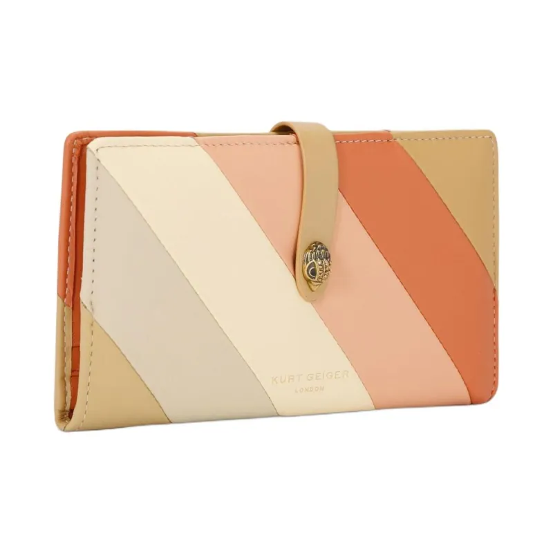 Kurt Geiger London Leather Bonded Lambskin Wallet Women's Multicolor-1