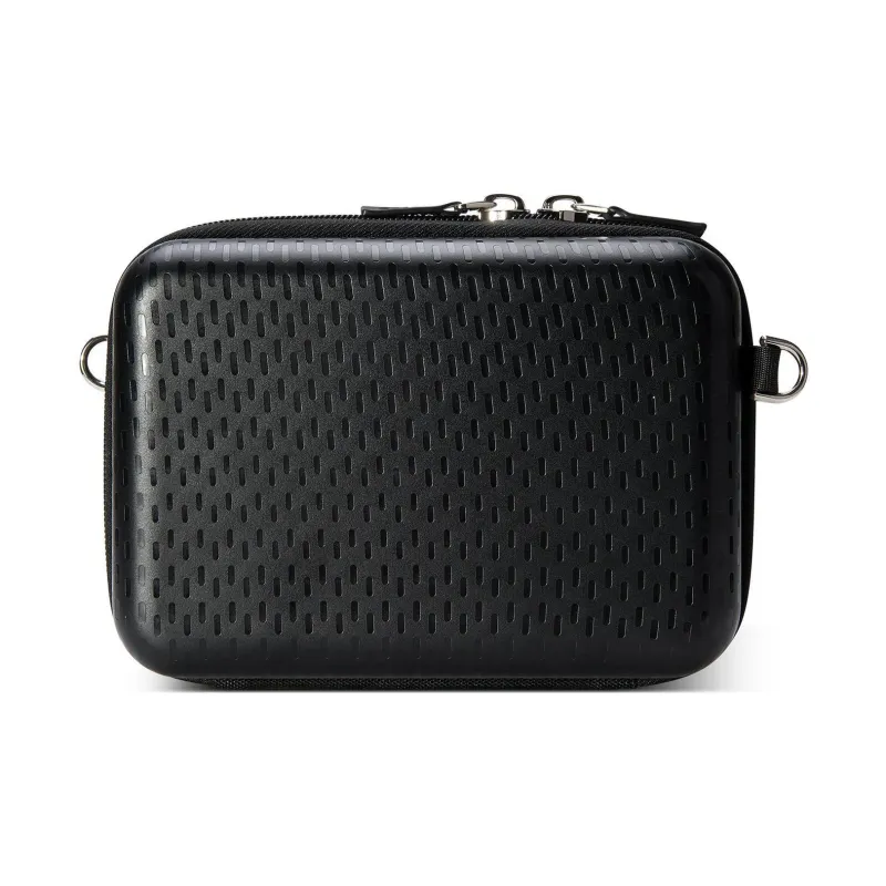 DELSEY Polycarbonate Handbag Shoulder Bag Crossbody Bag Unisex Black-2