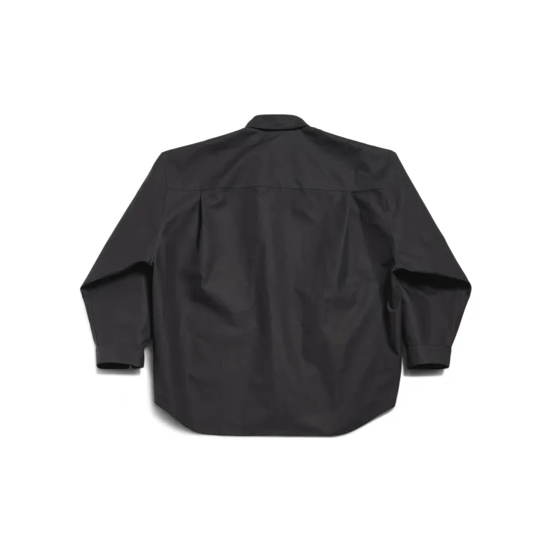 Balenciaga Outerwear Large Fit Shirt-1