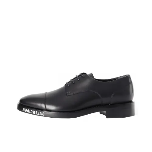 Balenciaga Dress Shoes Men Low-Top Black