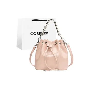 CORE BIRD PU Shoulder Bag Crossbody Bag Handbag Small Size Women's Black/Silver/Pink/White