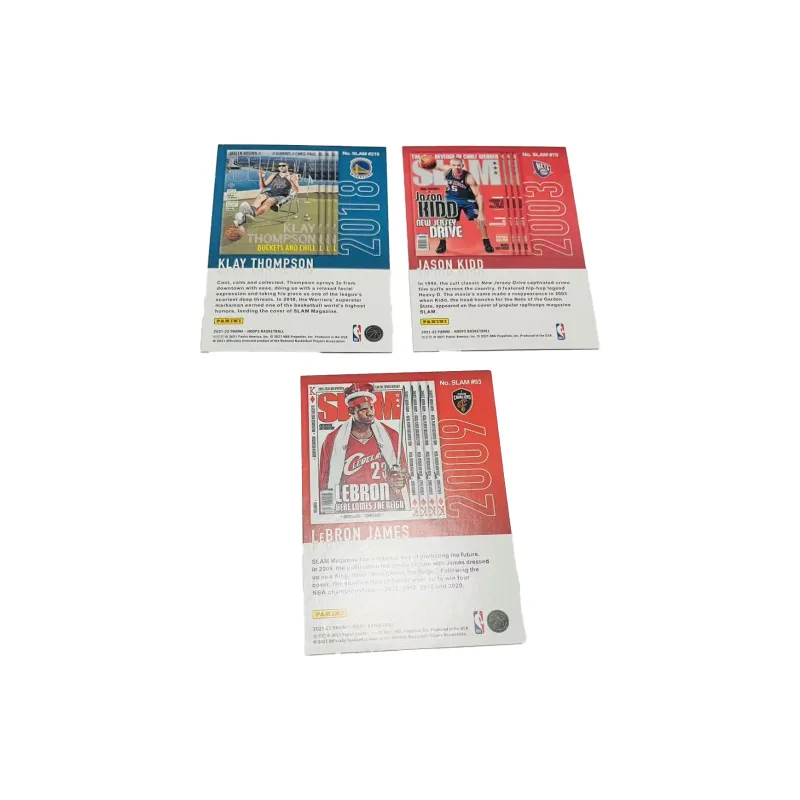 PANINI 21 22 James Kidd Thompson Magazine Teca 3 Piece Combination Player Cards Card Product Access Sports Cards 3 Pcs-1
