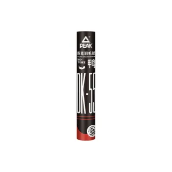 PEAK DK 55 Duck Feather Shuttlecock 12 Pack Duck Feather Match Ball Shuttlecocks