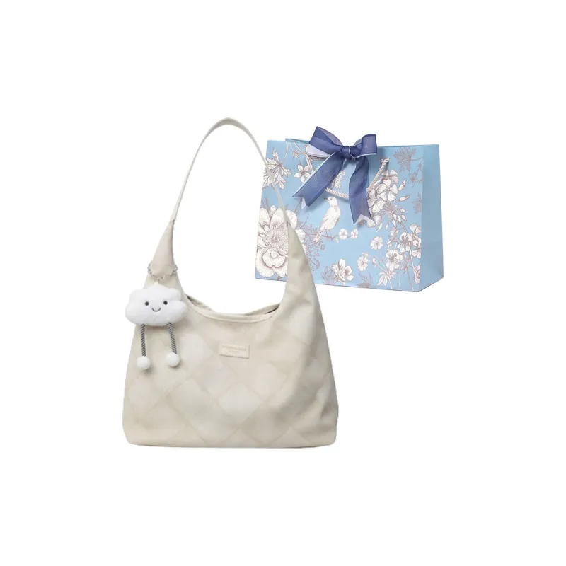 REDOO PU Shoulder Bag Regular Women's White/Blue/Pink/Dark Tea-0