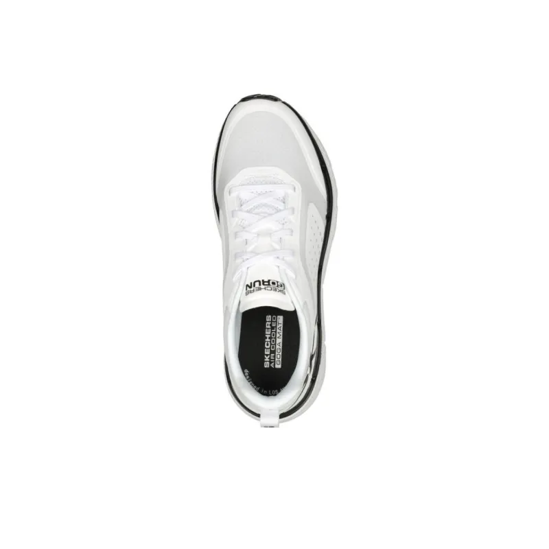 Skechers Max Cushioning Abrasion Resistant Rebound Low Top Casual Shoes Men's White-3