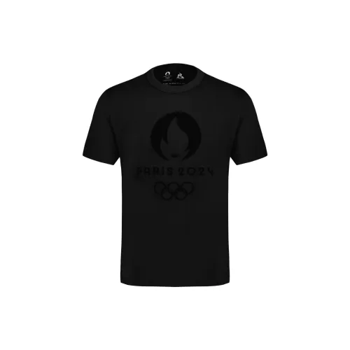 Le Coq Sportif T-Shirts Unisex Black