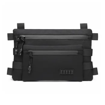 OZUKO Oxford Shoulder Bag Crossbody Bag Regular Unisex Black/Camouflage