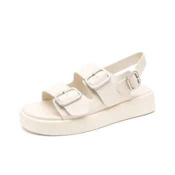 FOXER Slip on French Vintage Elegance Elegant Advanced Lightweight Slip Resistant Odor Resistant Roman Sandals Women's