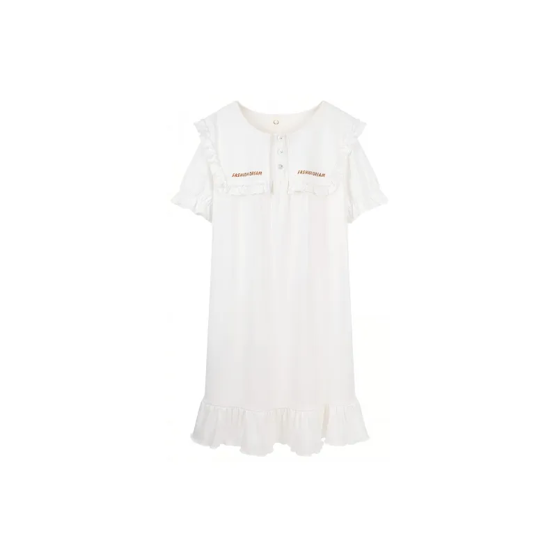 MADALLO Nightgown Set Women's White-0