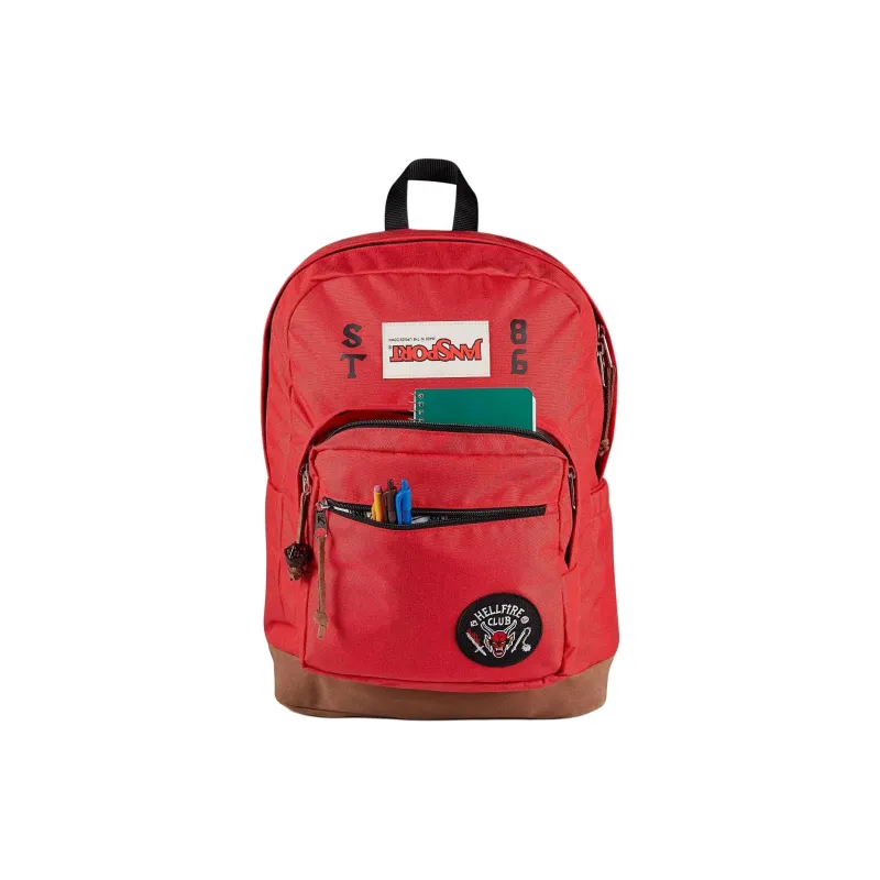 JanSport Netflix STRANGER THINGS Stranger Things Collaboration Nylon Backpack Men's Red-1