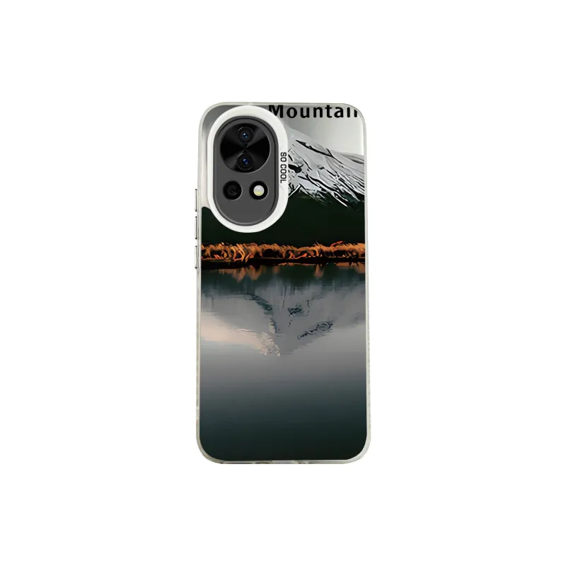 A Tidal Wave Matte Material Peak Reflection Phone Cases Compatibility Oppoa97/a96/a72/a58/a57/a55/a32/A5/A3/A2/A2pro-0