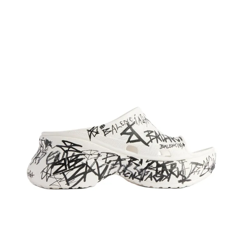 Balenciaga X Crocs Pool Slide Sandals-1