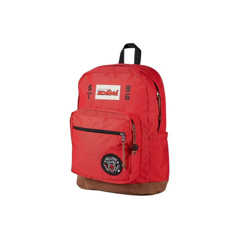 JanSport Netflix STRANGER THINGS Stranger Things Collaboration Nylon Backpack Men's Red-2