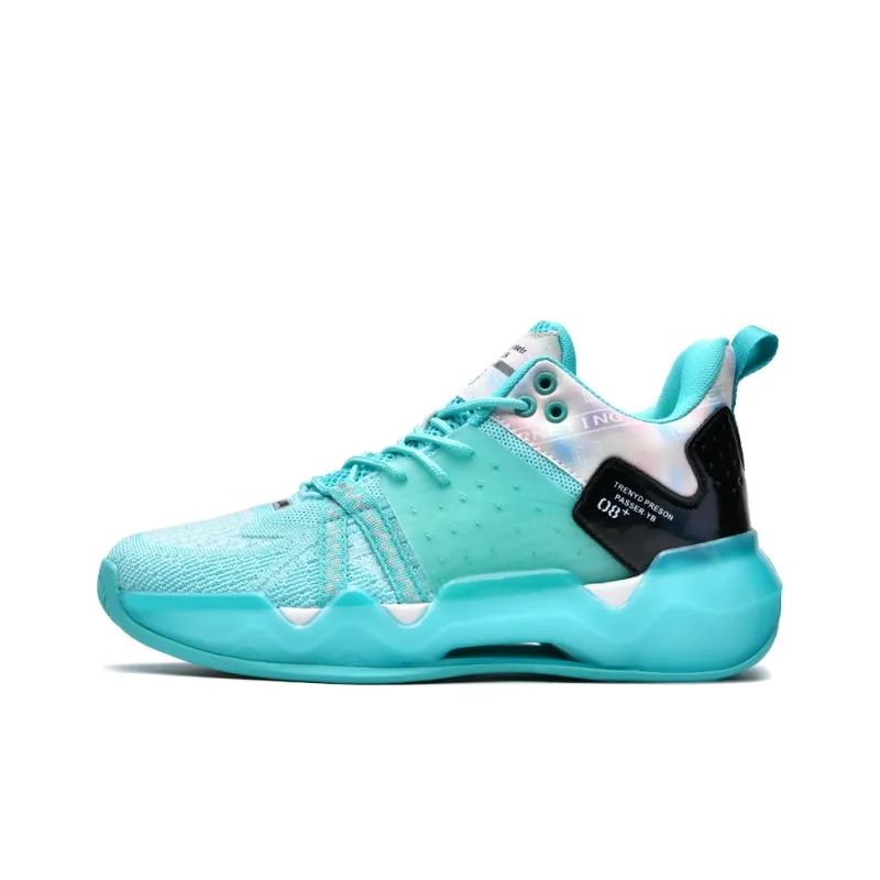MEKY Cushioned Wear-Resistant Breathable Mid-Top Basketball Shoes Unisex-5
