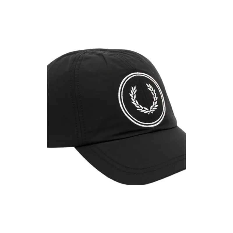 FRED PERRY Polyester Baseball Caps Women's Black-2