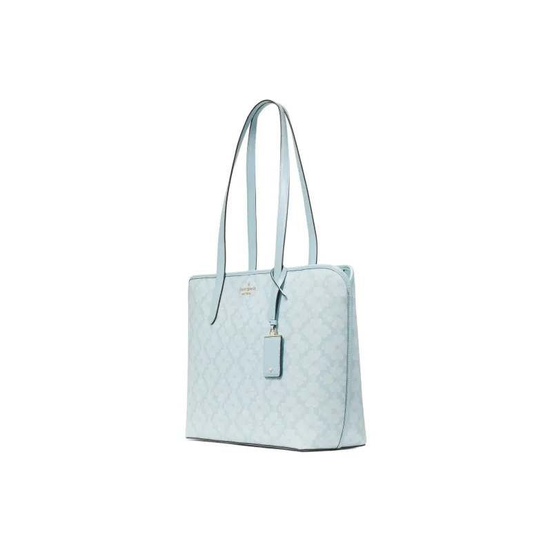 Kate Spade PVC Tote Bag Shopping Bag Shoulder Bag Handbag Women's Blue Glow Multicolor-1