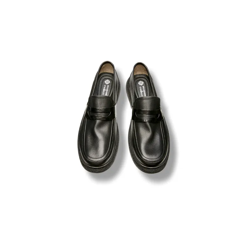 Brounvanm Loafers Men Black/Brown-8