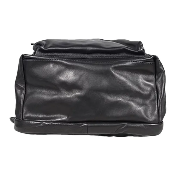 PULUWIRR Cow Leather Travel Bag Business Casual Backpack Unisex-1