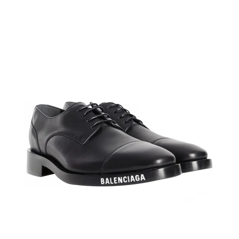 Balenciaga Derby Lace Up Shoes 'Black'-1