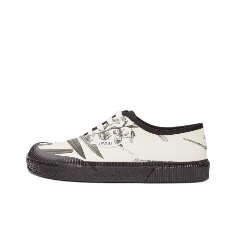 LOEWE Terra Vulca Low Top Canvas Shoes Men's Green-0