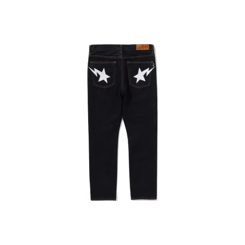 A BATHING APE Denim Collection Jeans Unisex