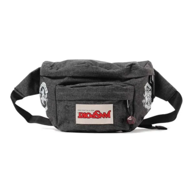 JanSport Netflix STRANGER THINGS Stranger Things Collaboration Polyester Fanny Pack Regular Unisex Black Gray Color-0