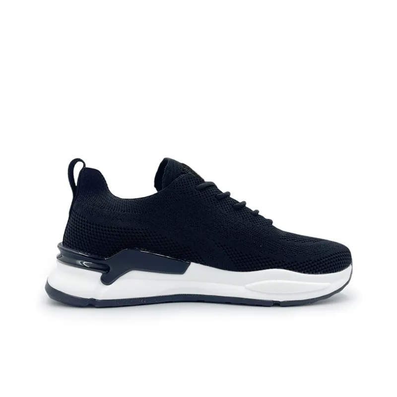 KYMOOU GhostKnit Mesh Cushioned Slip Resistant Breathable Low Top Casual Shoes Men's Black-1