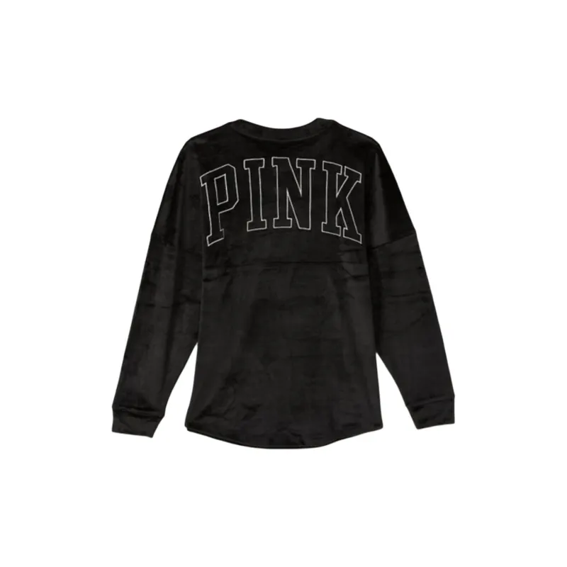 Victoria's Secret PINK Sweatshirt Women's Black-1