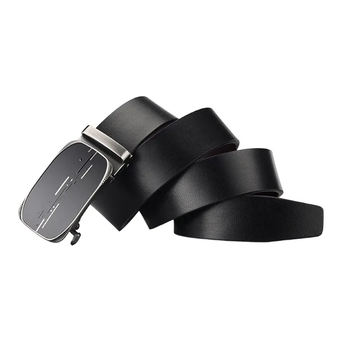 CARTELO Cow Split Leather Belts Men's Width 3.3CM-2