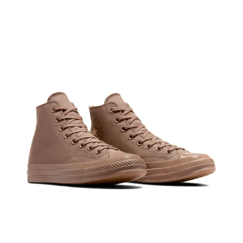 Converse Chuck 70 Anti Slip And Wear Resistant Height Increasing High Top Canvas Shoes Unisex Brown-2