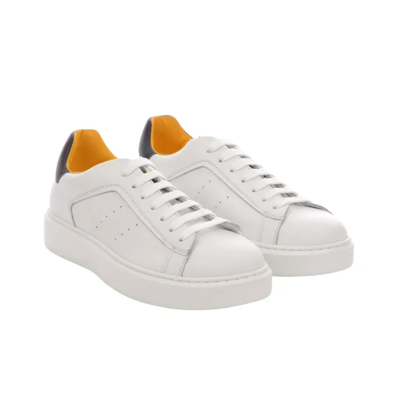DOUCAL'S Round Toe Flatform Sneakers-2