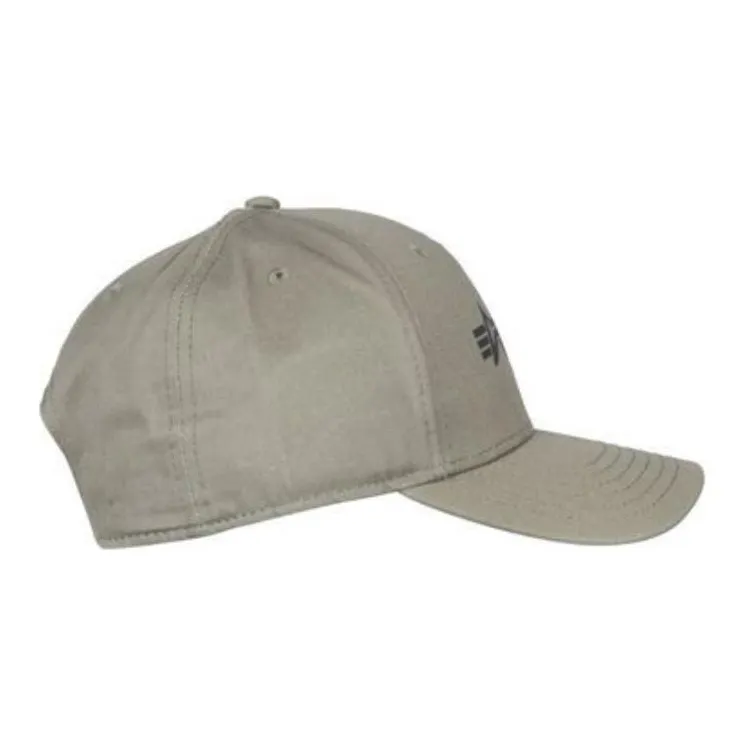 Alpha Industries Cotton Baseball Caps Men's Beige-1
