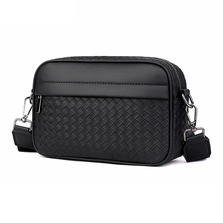 ALNI BITTON PU Camera Bag, Crossbody Bag Regular Men's Black-1