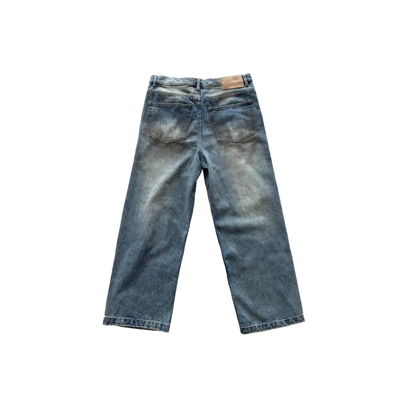 JIPIAO Jeans Men Denim Blue-1