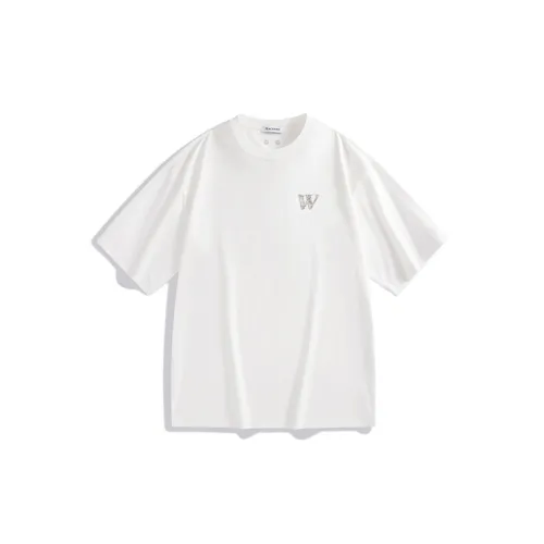 PEACEBIRD MEN T-Shirts Men White 1 Wide Style