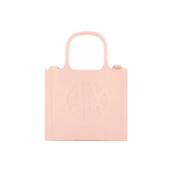 ARMANI EXCHANGEAE PVC Polyvinyl Chloride Portable Crossbody Bag, Shoulder Bag Women's Pink