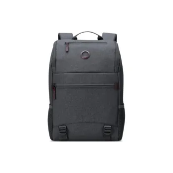 DELSEY Polyester Backpack Unisex Charcoal Gray