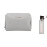 Tubas Cloud Gray+Fashion Sports Water Bottle White