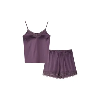 Xuan Liang Pajama Set Women's Dark Purple