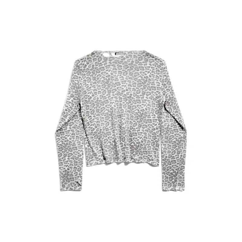 Balenciaga Leopard Printed Destroyed Sweater-1