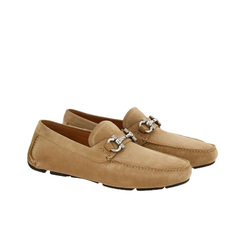 FERRAGAMO GANCINI Loafers Men's Light Brown-2